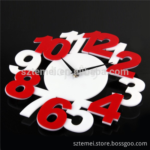 acrylic decorative wall clock